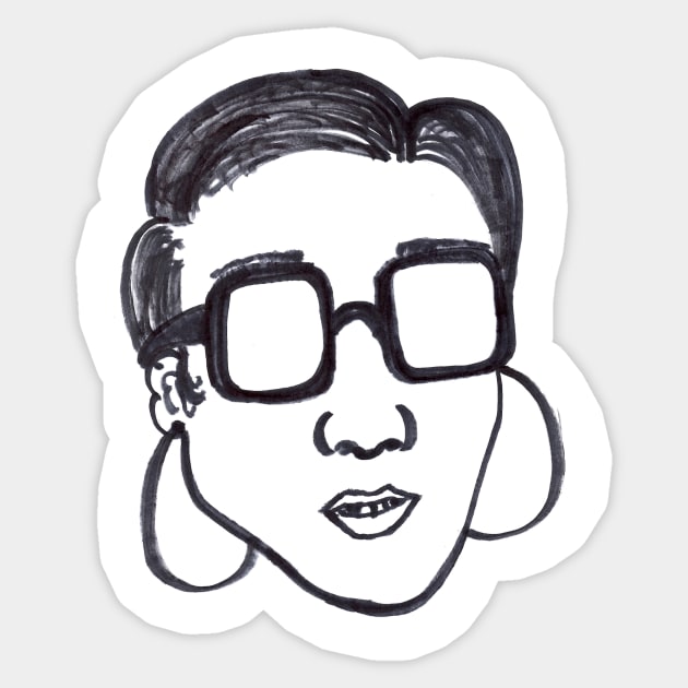 Kim Sticker by CDH